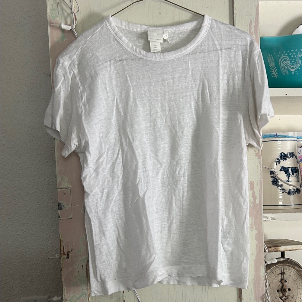 Plain White Short Sleeve Tee